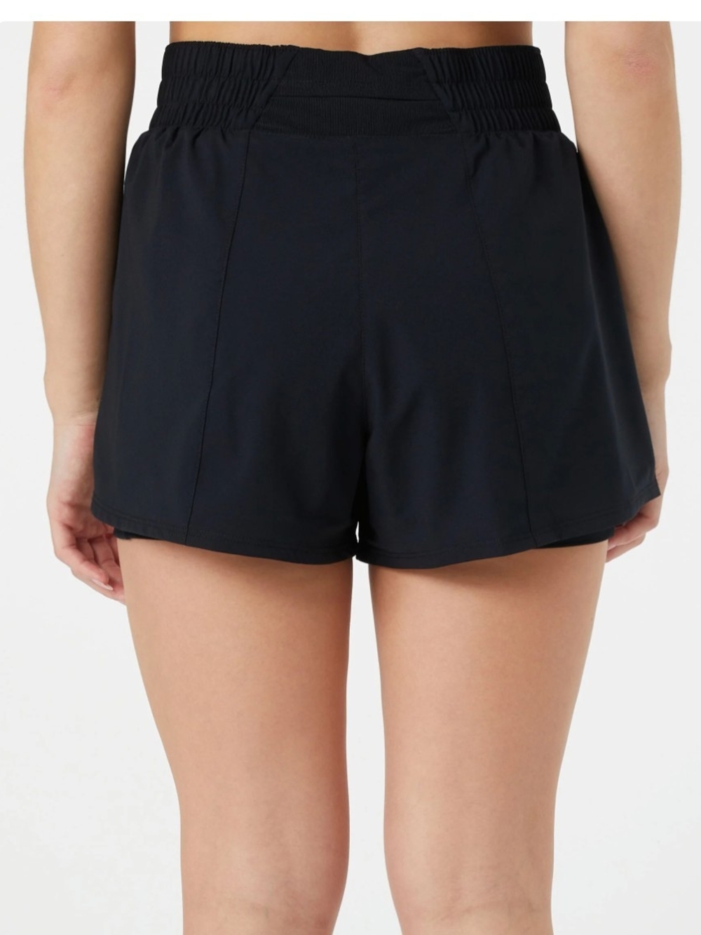 Nike One Dri-FIT High-Rise 3" 2-in-1 Shorts Black Women’s Small DX6016 - Picture 2 of 8